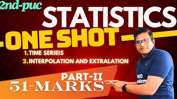 2nd PUC statistics | vital statistics/ index number/ time series/ one shot PART-2