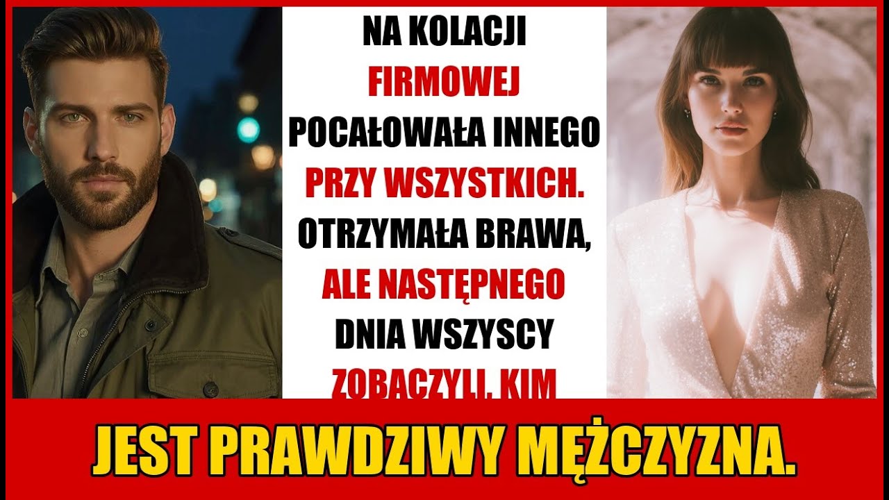 NA KOLACJI FIRMOWEJ POCAŁOWAŁA INNEGO PRZY WSZYSTKICH. OTRZYMAŁA BRAWA, ALE NASTĘPNEGO DNIA WSZYS...