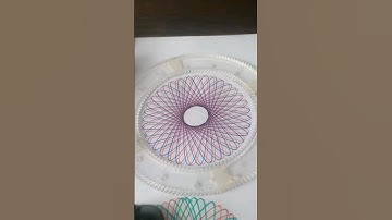 red blue Spirograph Beautiful #spirograph #red #blue
