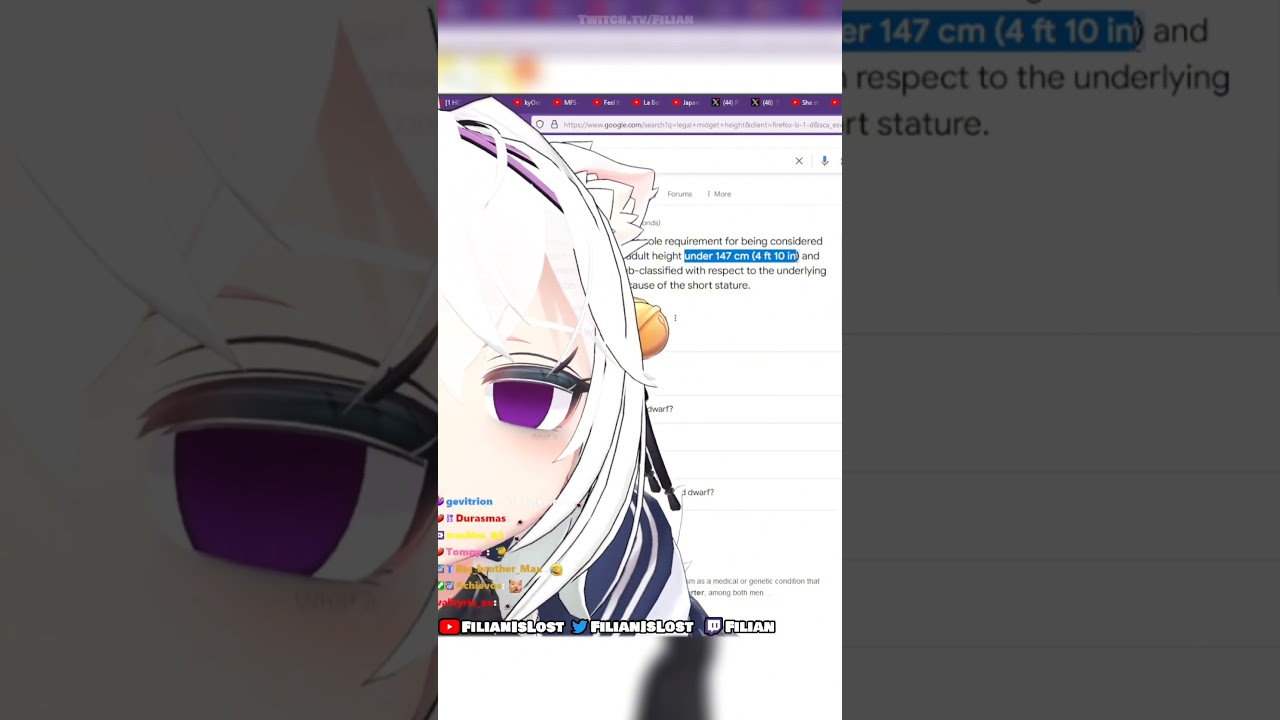 Filian's Midget Revelation #filian #flianclips #filianvtuber