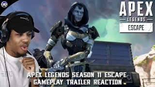 &quot;SEASON 11 IS ABOUT TO BE AMAZING!!&quot; - Apex Legends - Season 11 (Escape) Gameplay Trailer Reaction