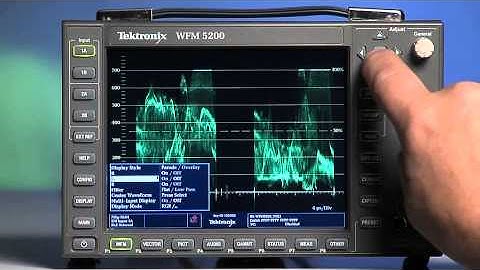 Overview of the Tektronix WFM5200 Waveform Monitor for Color Grading - Part 2