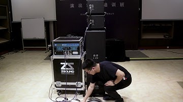 ZSOUND LC10 + LC10S sound system installation demonstration