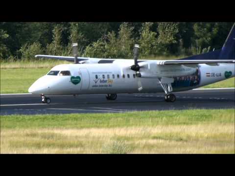 Take-off InterSky Dash 8-3 OE-LIA at Friedrichshafen FDH 270811