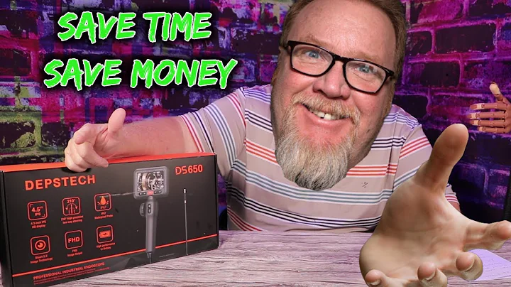 DEPSTECH 4.5" Screen Dual Lens Two-Way Articulating Borescope Camera with Light Review