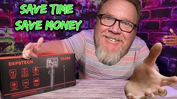 DEPSTECH 4.5" Screen Dual Lens Two-Way Articulating Borescope Camera with Light Review