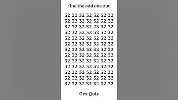Find the Odd One Out! | Brain Teaser Challenge #Shorts