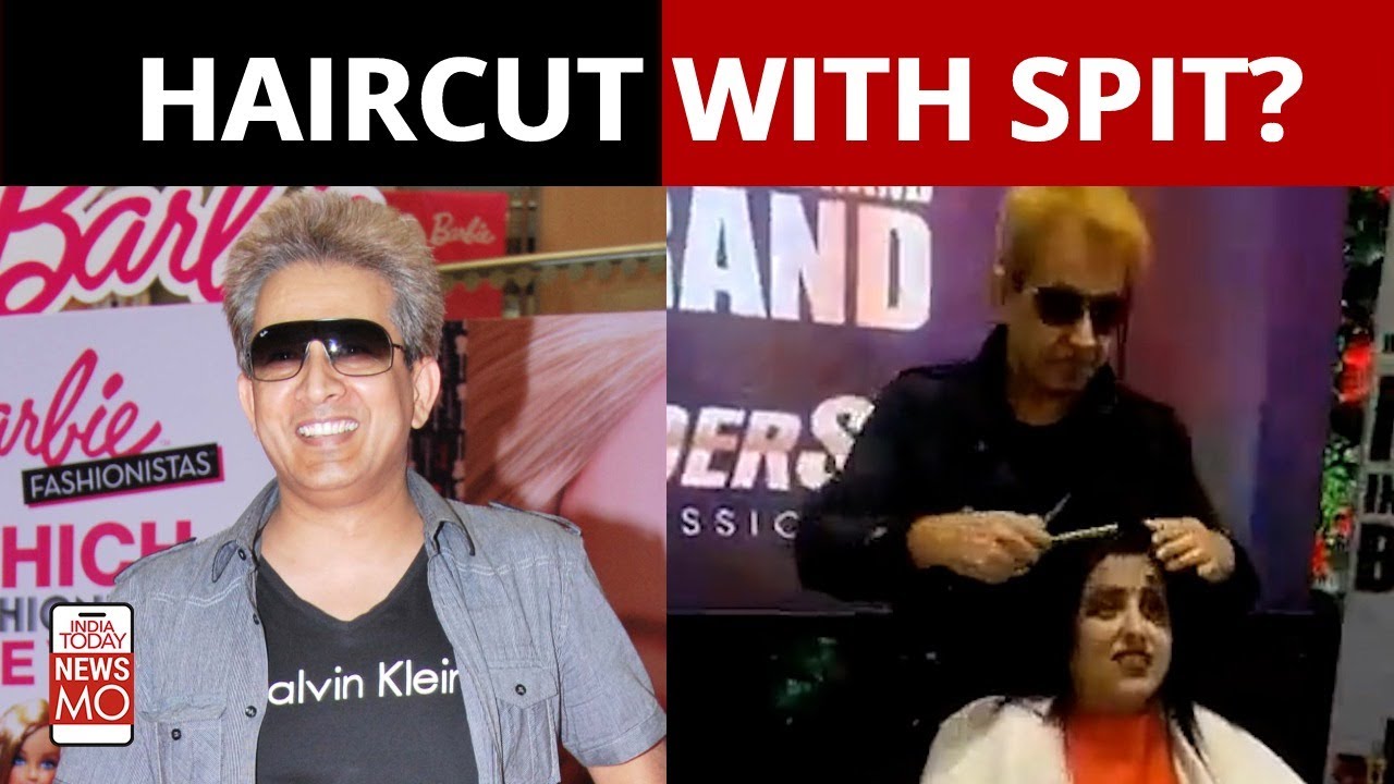 Celebrity Hairstylist Jawed Habib Spits On Woman's Hair While Demonstrating Hair Cut| NewsMo