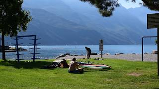Sabbioni Beach In Riva Del Garda Italy