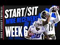 2020 Fantasy Football - Week 6 Wide Receivers - Start or Sit? Every Match Up