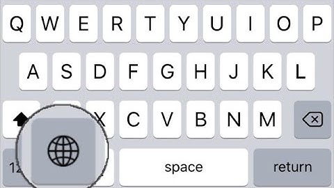 how to remove globe icon from iphone keyboard