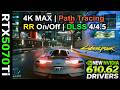 New NVIDIA 610.62 Drivers - Cyberpunk 2077 - 4K Path Tracing | Ray Reconstruction - RTX 5070 Ti