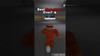 Best Speedrun Escape in Barry’s Prison Run 🏃😳 #roblox #shorts