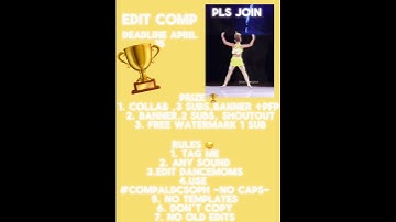 Hosting an edit comp 🍋 #editcompetition #compaldcsoph #editcomp #dancemoms