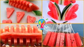 Нарезка арбуза | Как нарезать арбуз | How to cut a watermelon