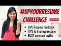 Resume Feedback | Resume Samples | Do's and Dont's of resumes