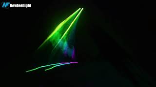 Two Eyes 330mw Stepper Motor RGB Laser Lights