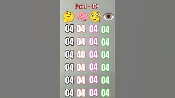 find odd number 👉 40 99%fail challenge #viralvideo #quiz #puzzle #@MathIQtests-e9m #maths