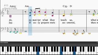 No Matter What (from Whistle Down the Wind) by Andrew Lloyd Webber - Easy piano tutorials with...