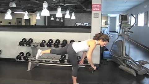 One Arm, One Leg Ipsilateral Row