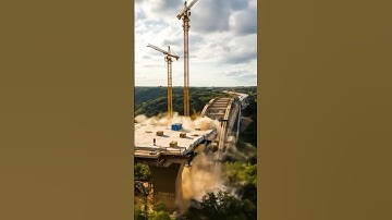 🚧💥The Tied Arch Bridge Collapsed to the Ground #tiedarchbridge #collapsed #shorts