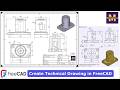 FreeCAD Technical Drawing Tutorial | FreeCAD Tutorial | FreeCAD Drawing | Mechnexus |