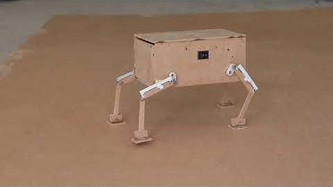 How to make 4 legged simple walking robot | Simple walking robot | Homemade walking robot🤖