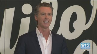 Gov. Newsom Visits Sacramento Business As California Prepares To Reopen