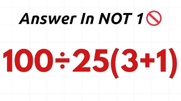 This Equation Divided The Internet! Only 3% Can Solve It
