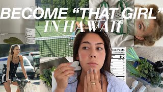 TRYING &quot;THAT GIRL&quot; MORNING ROUTINE | hawaii edition