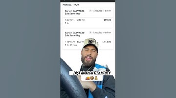 [Amazon Flex] $211 for only 3.5 hours of work! 🚚📦🤑 #amazonflex #sidehustle