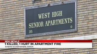1 dead, 1 injured in Akron apartment building fire
