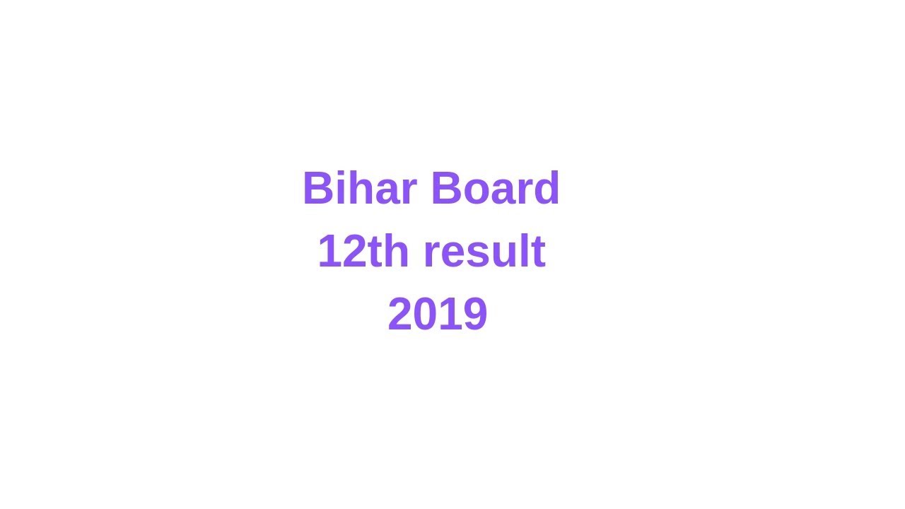 Bihar bord 12th ka result kaise check kare 2019