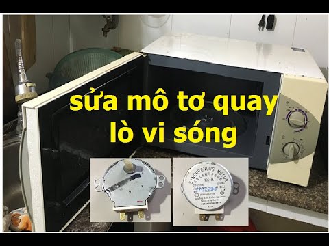 Video sửa mô tơ quay đĩa lò vi sóng, lò vi sóng không quay... - youtube