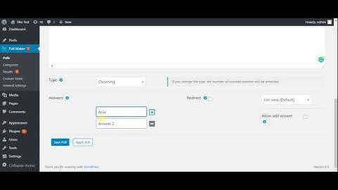 Poll Maker General Overview ( Choosing )