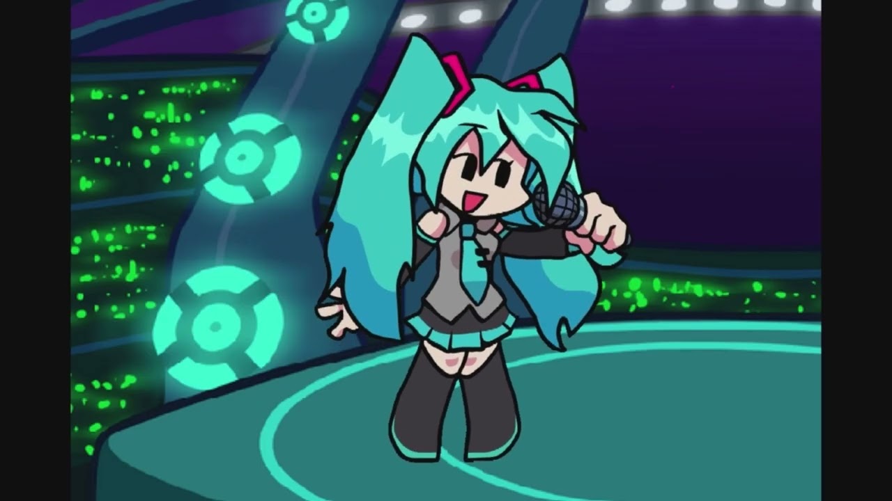 Miku Miku 🥬🎤🎧🌐🩵🎙️ #mikumikudance #fridaynightfunkingame