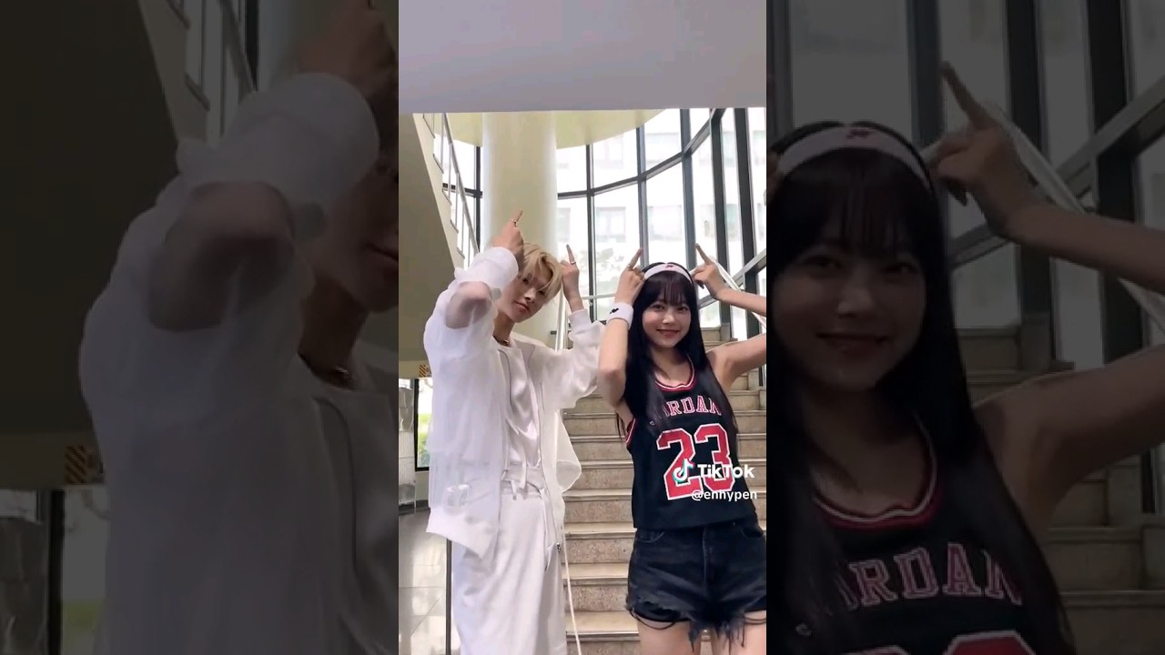 EUNCHAE Bite Me challenge with Enhypen NIKI 