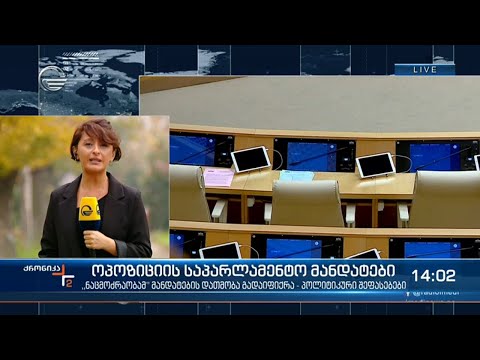 \"ნაციონალური მოძრაობა\" საპარლამენტო მანდატებს აღარ თმობს