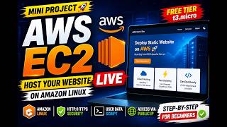 Host Your First Website LIVE in 10 Minutes | AWS EC2 Mini Project 🚀 | Free Tier Step-by-Step