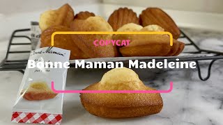 Copycat of Bonne Maman Madeleine 好媽媽經典瑪德蓮貝殼蛋糕 #杏仁鹽之花 #Bonnemaman