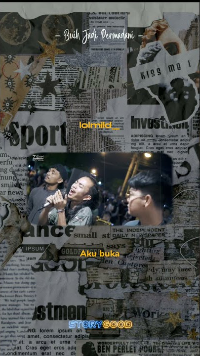 Story wa video lirik lagu baper viral 30 detik buih jadi permadani zidan trisuaka