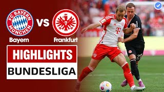 Highlights Bayern Munich vs Frankfurt | Harry Kane tỏa sáng rực rỡ với cú đúp - Hùm Xám gầm vang