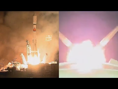 Soyuz-2.1b launches Skif-D and three Gonets-M satellites