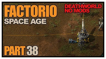 Factorio Space Age - Episode 38 - Artillery tech! (Deathworld, no mods)