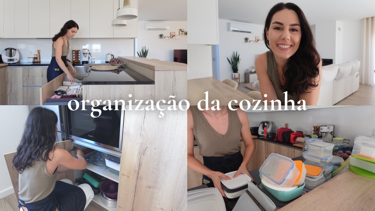 Organiza a Cozinha Comigo: Tupperwares, Frigideiras, Sacos das Compras, Utensílios de Forno...