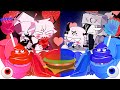 Red VS Blue FOOD Challenge! -Friday Night Funkin (feat. Ruv,Sel,Sarvente,Rasazy) ANIMATION MUKBANG