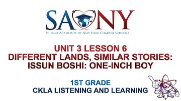 1st Grade CKLA Listening & Learning - Unit 3 Lesson 6 Different Lands, Similar Stories: Issun Boshi: