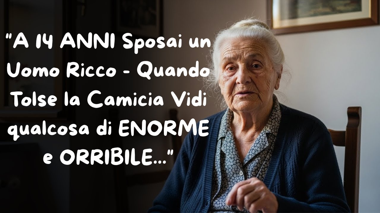 A 14 ANNI Sposai un Uomo Ricco - Quando Tolse la Camicia Vidi qualcosa di ENORME e ORRIBILE...