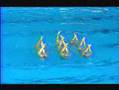 Spain  group  WCH Melburn 2007 Synchronized Swimming