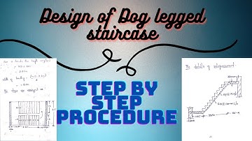 Design of Doglegged staircase || staircase Design || #AEE #AE #SSCJE #GATE
